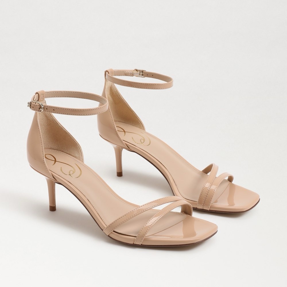 Sam Edelman Beige Strappy Heels